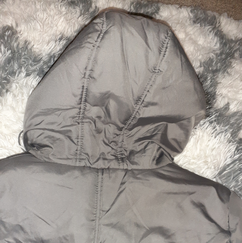 Winter Grey Puffer Jacket - image 7